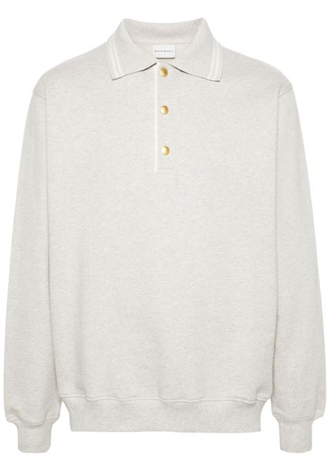 Maglione con ricamo in grigio di Drôle De Monsieur - uomo DRÔLE DE MONSIEUR | PERMPL132CO127GY